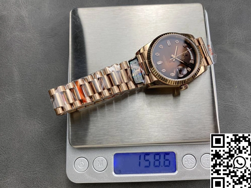 v5 M128235-0037 Tungsten Date Steel Chocalate 36mm Factory Rolex QF Dial Day 0306